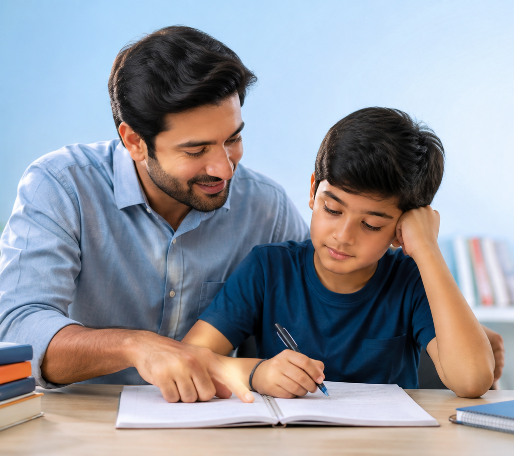 Signs your child needs a private tutor — parent and child studying together